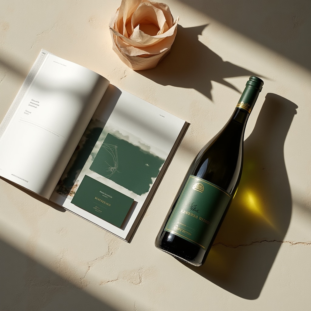 Progetto di comunicazione completo per cantina vinicola toscana, etichette e materiali